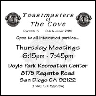 Click Here for Toastmasters of the Cove Photo Gallery